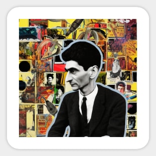 Kafka Collage Sticker